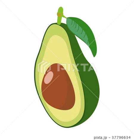 Avocado icon, isometric 3d style 37796634