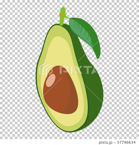 Avocado icon, isometric 3d style 37796634