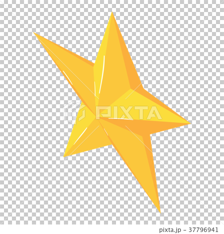 Christmas star icon, isometric 3d style Christmas star icon, isometric 3d style 37796941