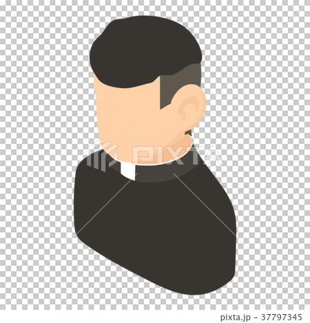 Priest icon, isometric 3d style Priest icon, isometric 3d style 37797345