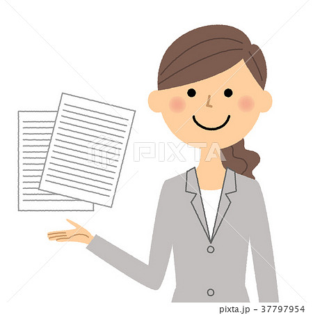 スーツの女性 提案 スーツの女性 提案 37797954