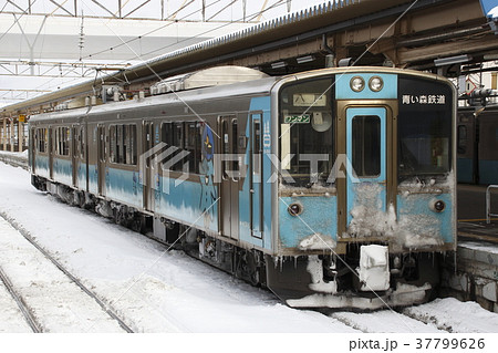 冬の青い森鉄道線701系（目地⇔青森） 37799626