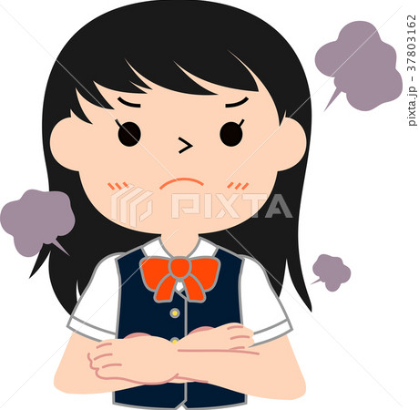 女子生徒 優等生 怒り 女子生徒 優等生 怒り 37803162