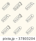 set of outline tortilla food icons set eps10 37803204