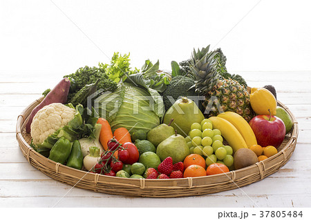 多種の野菜とフルーツ 多種の野菜とフルーツ 37805484