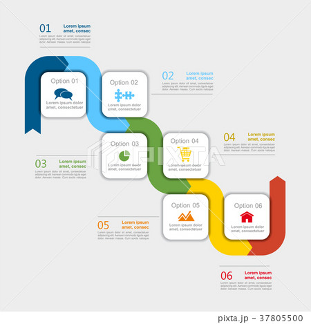 Infographic template. Vector illustration. 37805500