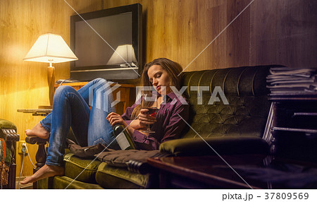 Lonely woman 37809569