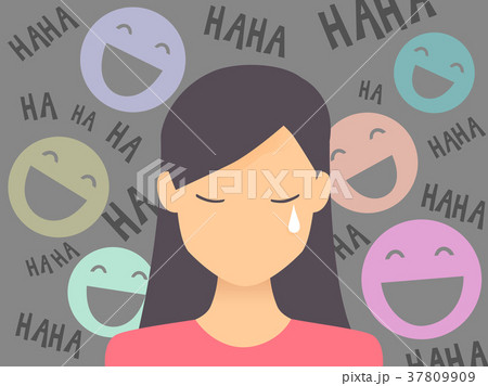 Teen Girl Public Embarrassment Illustration 37809909