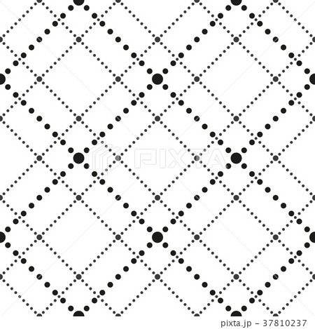 The geometric pattern of squares and dots.  37810237
