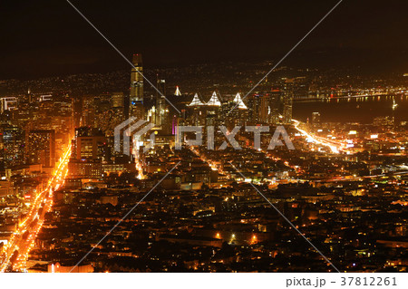 Night view of San Francisco, California Night view of San Francisco, California 37812261