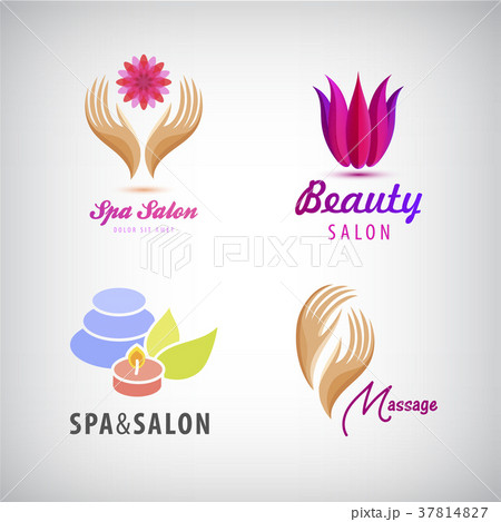 Vector set of cosmetics, spa, beauty salon Vector set of cosmetics, spa, beauty salon 37814827