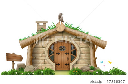Fabulous forest gnome hut 37816307