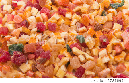 candied fruits isolated 37816994