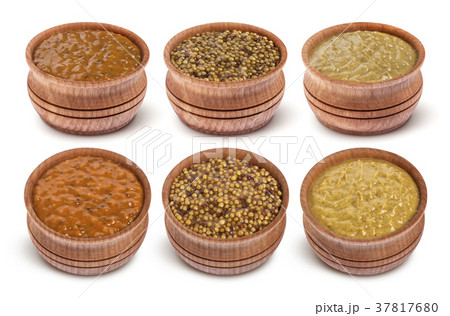 Mustard isolated on white background Mustard isolated on white background 37817680