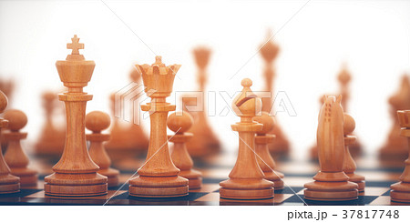 Chess Pieces Gameboard Chess Pieces Gameboard 37817748