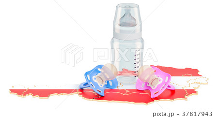 Birthrate and adoption in Austria concept 37817943