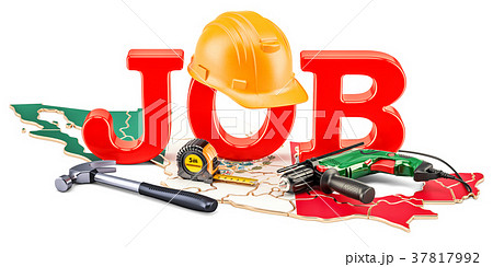 Job Vacancies in Mexico concept, 3D rendering 37817992