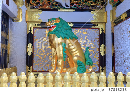 日光東照宮陽明門の狛犬 日光東照宮陽明門の狛犬 37818258