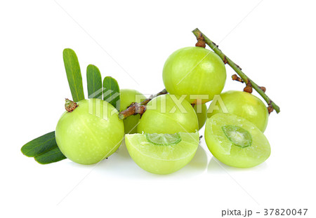 Indian gooseberry isolated on white background 37820047