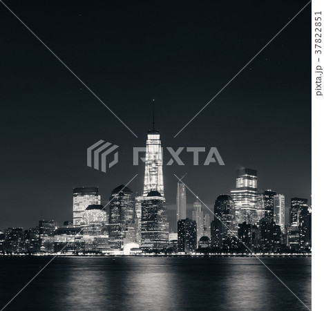 New York City downtown skyline 37822851