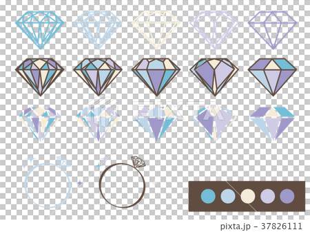 Gem Design parts material (blue) 37826111