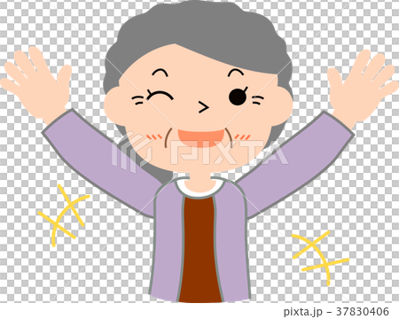 元気なおばあさん 喜ぶ 元気なおばあさん 喜ぶ 37830406