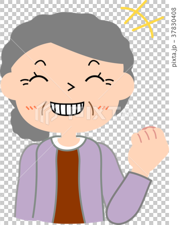 元気なおばあさん 笑う 元気なおばあさん 笑う 37830408
