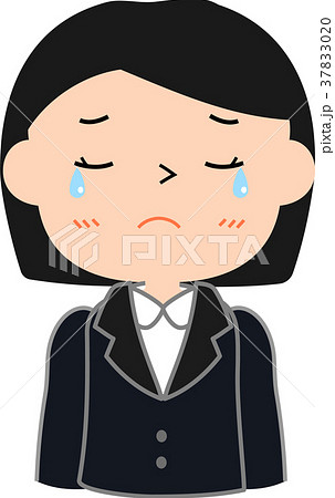キリッとした就活女子学生 泣く キリッとした就活女子学生 泣く 37833020