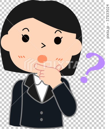 キリッとした就活女子学生 質問 キリッとした就活女子学生 質問 37833024