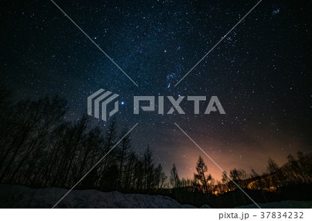 冬の星空 冬の星空 37834232