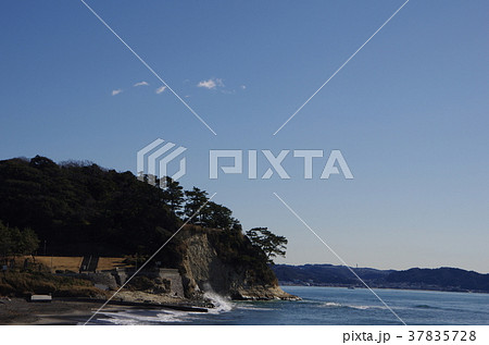 冬の稲村ケ崎 冬の稲村ケ崎 37835728