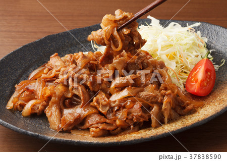 豚肉と玉ねぎの焼肉 豚肉と玉ねぎの焼肉 37838590