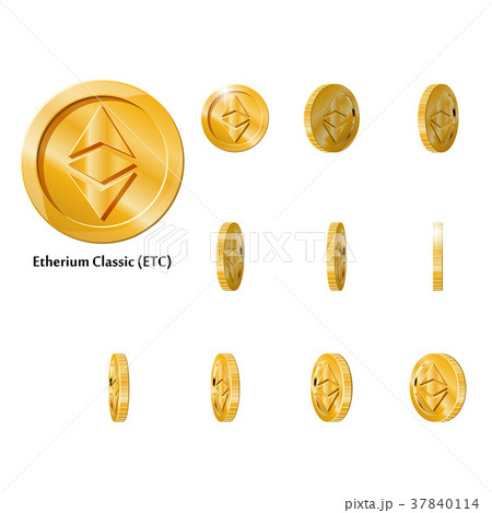 Gold Rotate Etherium Framesのイラスト素材 [37840114] - PIXTA