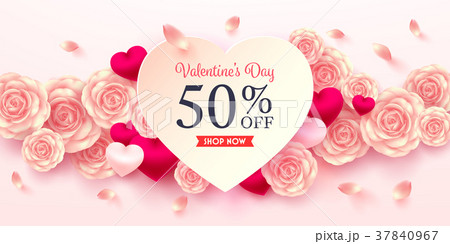 Valentine Special offer and sale with "50% off" 37840967