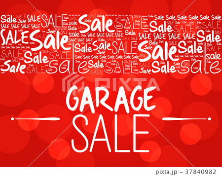GARAGE SALE words cloud 37840982