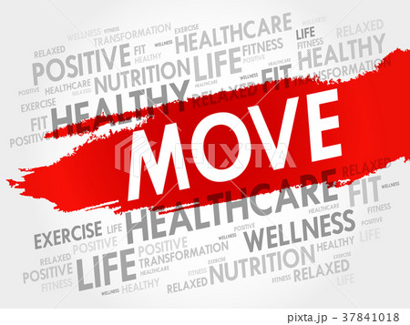 MOVE word cloud, fitness, sport 37841018