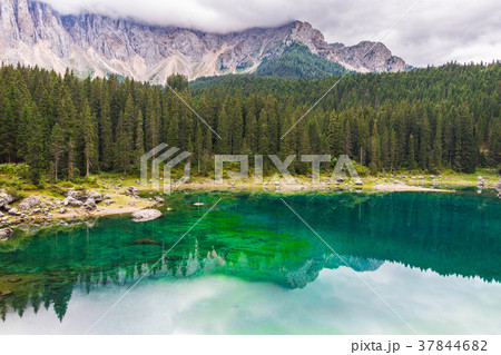 lake Misurina in the Alps lake Misurina in the Alps 37844682