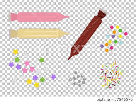 お菓子作り　デコレーション 37846570