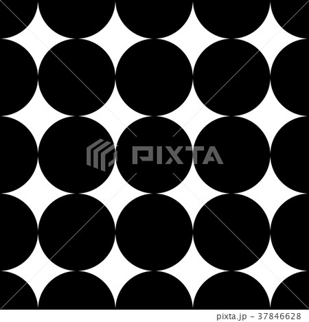 Seamless Polka Dot pattern. Memphis group style 37846628