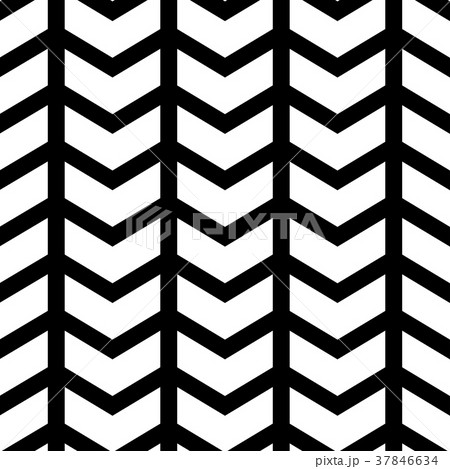 Memphis style chevron zigzag seamless pattern. 37846634