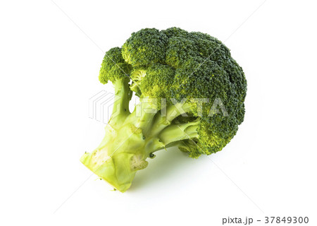 green cauliflower isolated on white background. green cauliflower isolated on white background. 37849300
