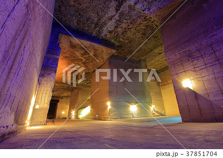 大谷資料館の地下採掘場 大谷資料館の地下採掘場 37851704