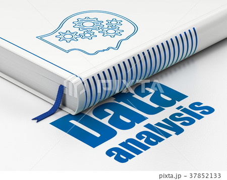 Information concept: book Head With Gears, Data 37852133