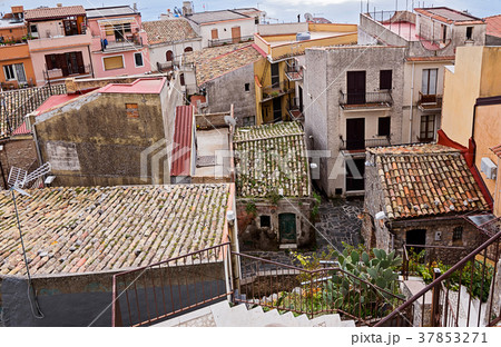 Authentic roofs of ancient moss houses Sicily Authentic roofs of ancient moss houses Sicily 37853271