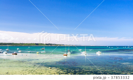 bay Anse de Perros near Perros-Guirec town 37853332