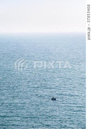 boat in English channel near Cap Gris-Nez, France 37853408