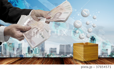 Investiment in economic bubbles concept 37854571