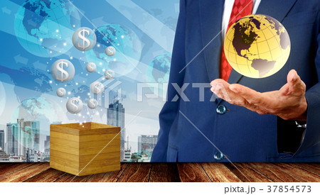 Investiment in economic bubbles concept 37854573