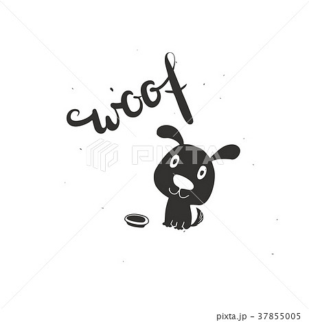 Gift card with a funny cute little puppy Gift card with a funny cute little puppy 37855005