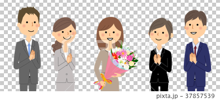 ビジネスシーン　挨拶 37857539